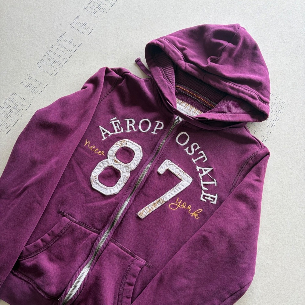 Y2K Aeropostale Zip Up Hoodie
